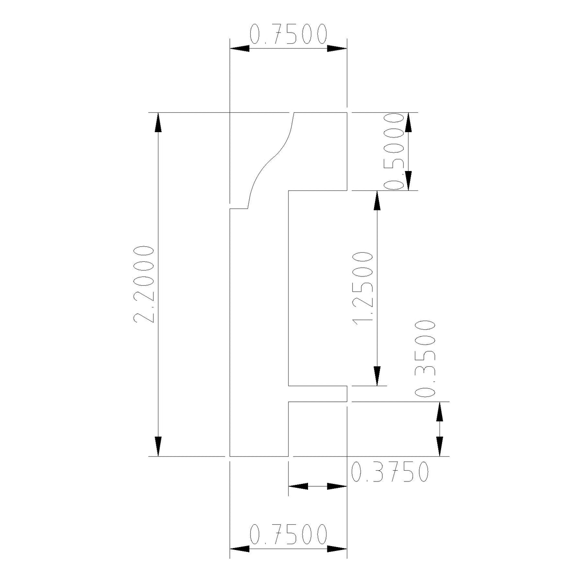 L Bracket Newel Fastening System for 3&quot; (3009) or 3 - 1/2&quot; Newels (3019) - Stair Parts USA