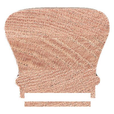 Large Traditional 2 - 5/8&quot;W x 2 - 3/8&quot;H 6210 Handrail w/1 - 3/4&quot; Plow &amp; Fillet - Stair Parts USA