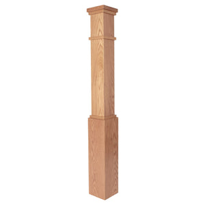 Mission Series 6 - 1/4" x 54" Plain Box Newel (MP - 4091) - Stair Parts USA