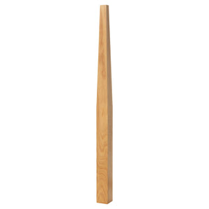 Mission/Contemporary Series 3" x 43" Square Tapered Newel (4001 - SP, Requires $80 setup fee per order) - Stair Parts USA
