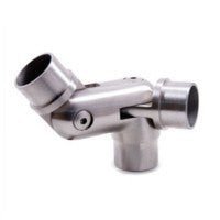Multiple Joint, Pivotable Fitting for 1 2/3" Handrail (E4491) - Stair Parts USA