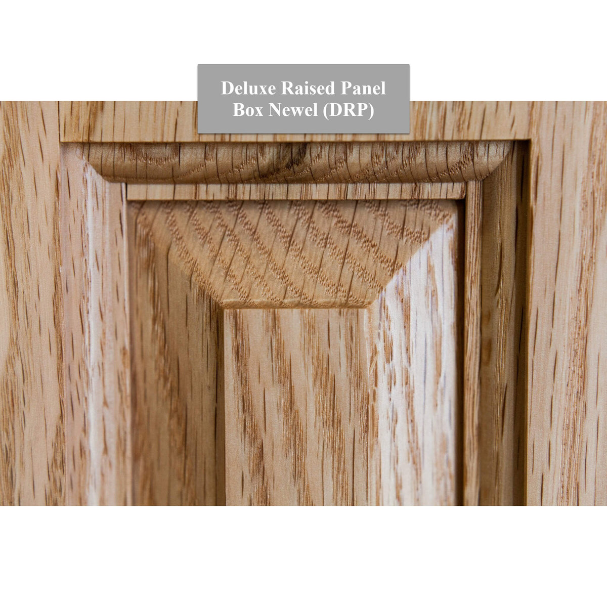 American 4-3/4&quot; x 62&quot; 4375RP Raised Panel Box Newel (4375RP, 4375DRP)