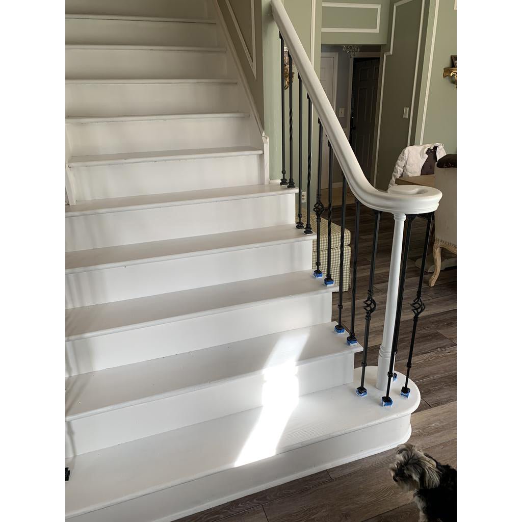 &quot;Ole Iron Slides&quot; 1/2&quot; Square x 30&quot; - 38&quot;H Single Basket Adjustable Hollow Iron Baluster (ISBAS) - Stair Parts USA