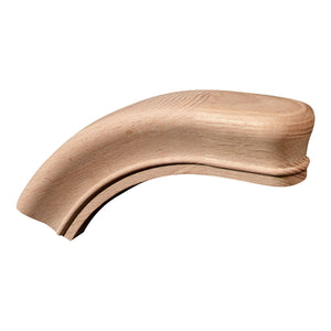 Overhand Easing w/ Returned End Fitting for 6010 Handrail (7016) - Stair Parts USA