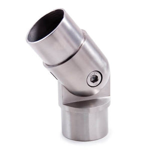 Pivotable Connector Fitting for 1 - 2/3" Galvanized Paintable Iron Handrail (I446) - Stair Parts USA