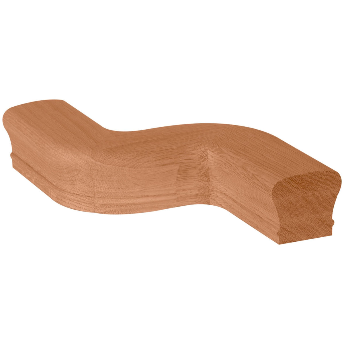 Right Hand &quot;S&quot; Fitting for 6710 Handrail (7722 - RH) - Stair Parts USA