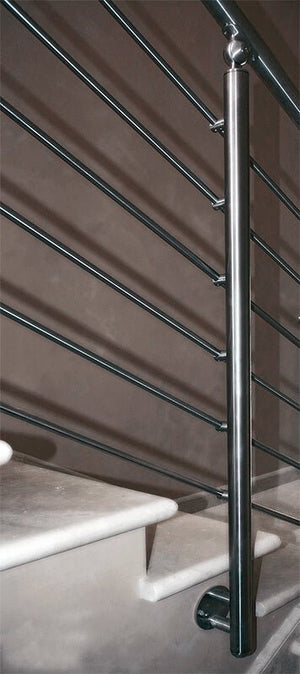 Rounded End Cap for 1 - 2/3" Stainless Steel Tubular Handrail (E0119) - Stair Parts USA