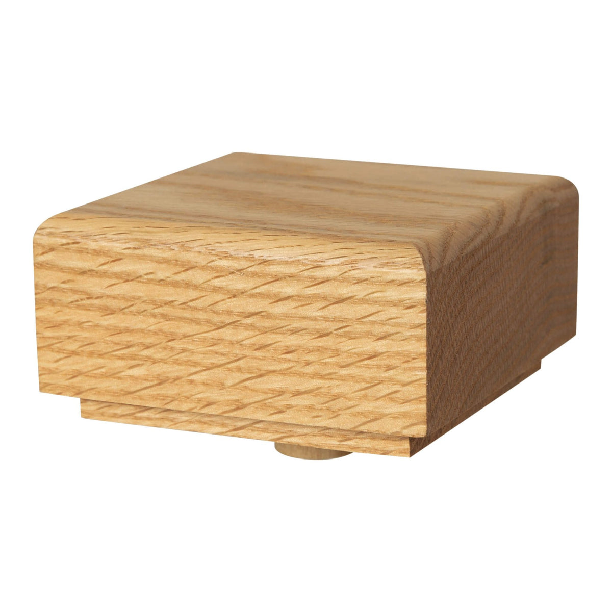 Square Newel Cap w/Dowel for Contemporary 3&quot; (4001) and 3 - 1/2&quot; (4003) Square Newels (430, 432) - Stair Parts USA