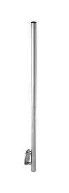 Stainless Steel 1 - 2/3" Newel Post with Wall Mount (E00450) - Stair Parts USA
