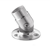Stainless Steel Adjustable Satinized Anchorage for 1 - 2/3" Handrail (E4483) - Stair Parts USA
