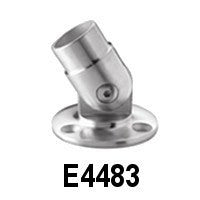 Stainless Steel Adjustable Satinized Anchorage for 1-2/3&quot; Handrail (E4483)