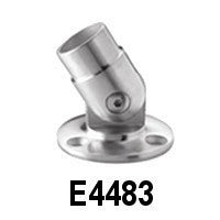 Stainless Steel Adjustable Satinized Anchorage for 1-2/3" Handrail (E4483)