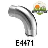 Stainless Steel Articulated Elbow Fitting for 1 - 2/3" Handrail (E4471) - Stair Parts USA