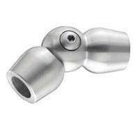 Interior Stainless 1/2&quot; Pivotable Connector for Round Bar