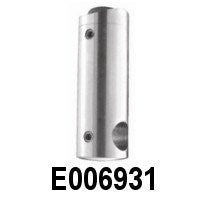 Stainless Steel Round Bar Holder for Int. 1 2/3" Round Newel Post