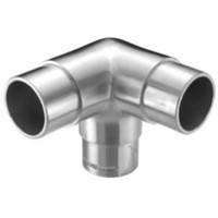 Stainless Steel 3-Way Corner Fitting for 1 2/3&quot; Handrail (E203)