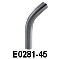 Elbow 45d Angle for Tube 1 1/3 - 1 2/3 Dia. x 5/64" (E028-45)