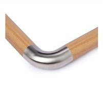 Interior Stainless Steel 90d Curved Connector for Woodinox Handrail (E600)