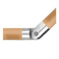 Interior Stainless Steel Pivotable Handrail Connector for Woodinox Handrail (E605)