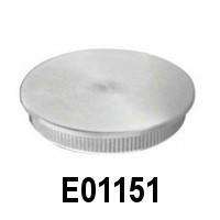 Interior Stainless Steel Flat End Cap for 1 2/3&quot; Tubular Handrail