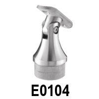 Stainless Steel Handrail Support / 2-9/32&quot; x 3/4&quot; Dia, For Tube 1 2/3&quot; Dia., Pivotable (E0104, E0104-316)