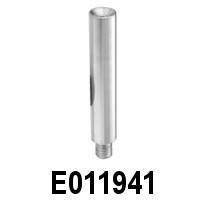 Fixed Connector with Ext Thread M8 and Int Thread M6 1/2&quot; Dia. x 2 61/64&quot; (E011941)