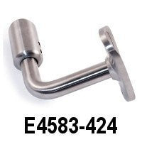 Stainless Steel Handrail Support for Tube 1 2/3" Dia., For Lateral Fastening, STIFF (E4583, E4583-424)