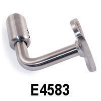 Stainless Steel Handrail Support for Tube 1 2/3&quot; Dia., For Lateral Fastening, STIFF (E4583, E4583 - 424) - Stair Parts USA