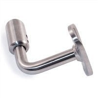 Stainless Steel Handrail Support for Tube 1 2/3" Dia., For Lateral Fastening, STIFF (E4583, E4583 - 424) - Stair Parts USA