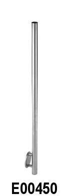 Stainless Steel 1-2/3&quot; Newel Post with Wall Mount (E00450)