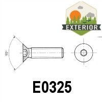 Hexagon Socket Countersunk Flat Head Screw (E0385)