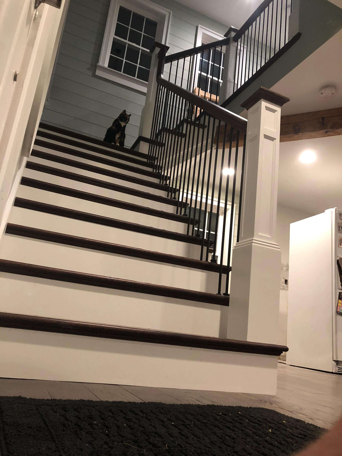 Straight Gooseneck w/No Cap Fitting for 6710 Handrail (7799 - 2) - Stair Parts USA