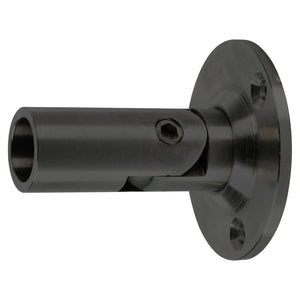 Swivel Bracket for 5/8" Horizontal Hollow Iron Bar Railing (T - CS - 5.1.2, Stainless Steel or Satin Black) - Stair Parts USA