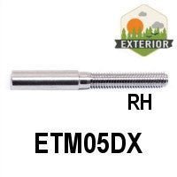 Threaded Terminal (Right or Left) for Rope 13/64" (ETM05) - Stair Parts USA