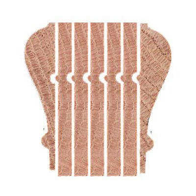 Traditional 2 - 1/4&quot;W x 2 - 3/8&quot;H 6010 Bending Handrail (6010B) - Stair Parts USA