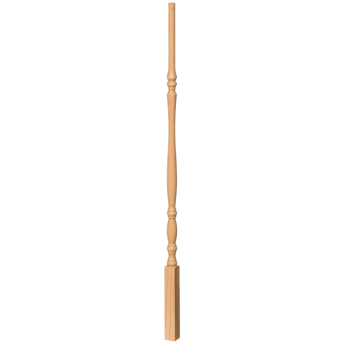 Utah 1 - 1/4&quot; 2215 Elegant Rise Pin Top Baluster (Plain or Fluted) - Stair Parts USA