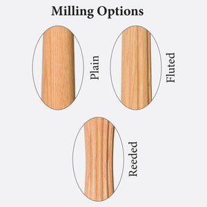 Utah 1 - 3/4" 2315 Elegant Rise Pin Top Baluster (Plain, Fluted, or Reeded) - Stair Parts USA