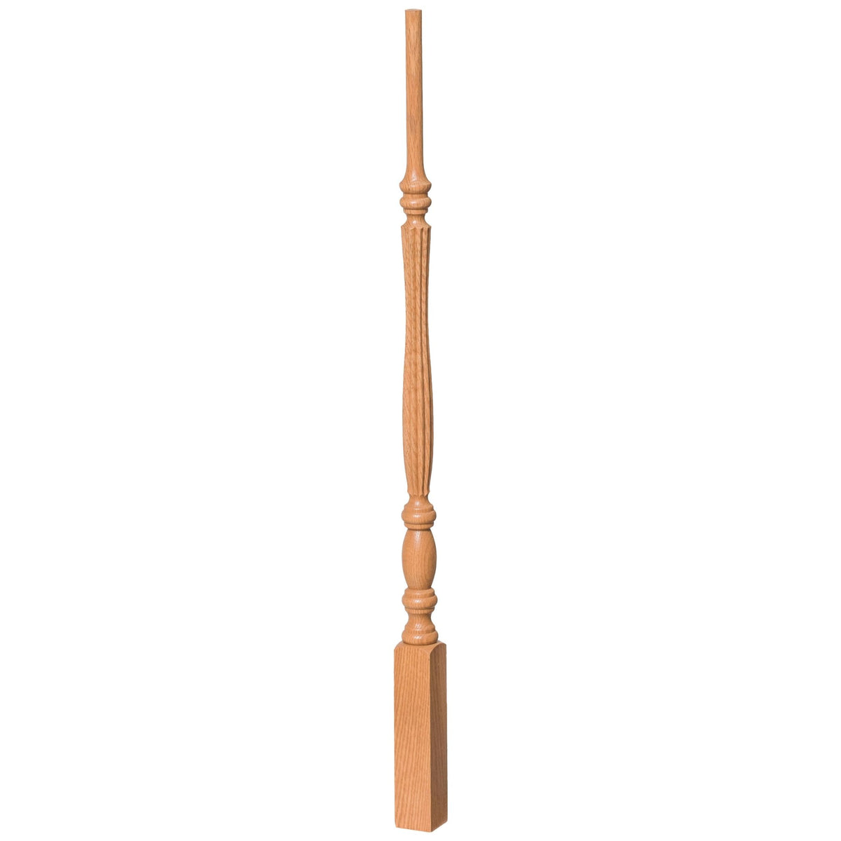Utah 1 - 3/4&quot; 2315 Elegant Rise Pin Top Baluster (Plain, Fluted, or Reeded) - Stair Parts USA