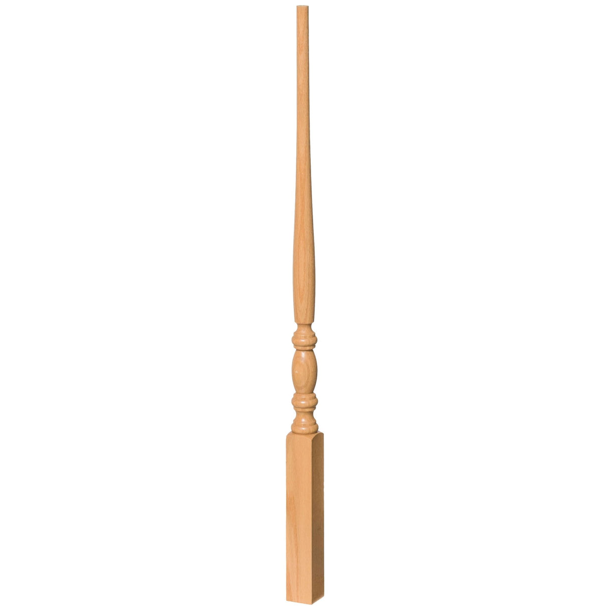 Utah 1 - 3/4&quot; 5311 - 175 Elegant Rise Pin Top Baluster (Plain or Fluted) - Stair Parts USA