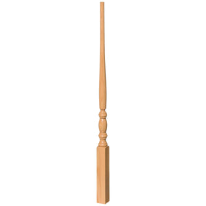 Utah 1 - 3/4" 5311 - 175 Elegant Rise Pin Top Baluster (Plain or Fluted) - Stair Parts USA